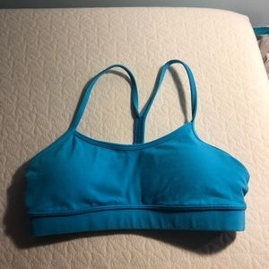 Blue lululemon size 2 sports bra